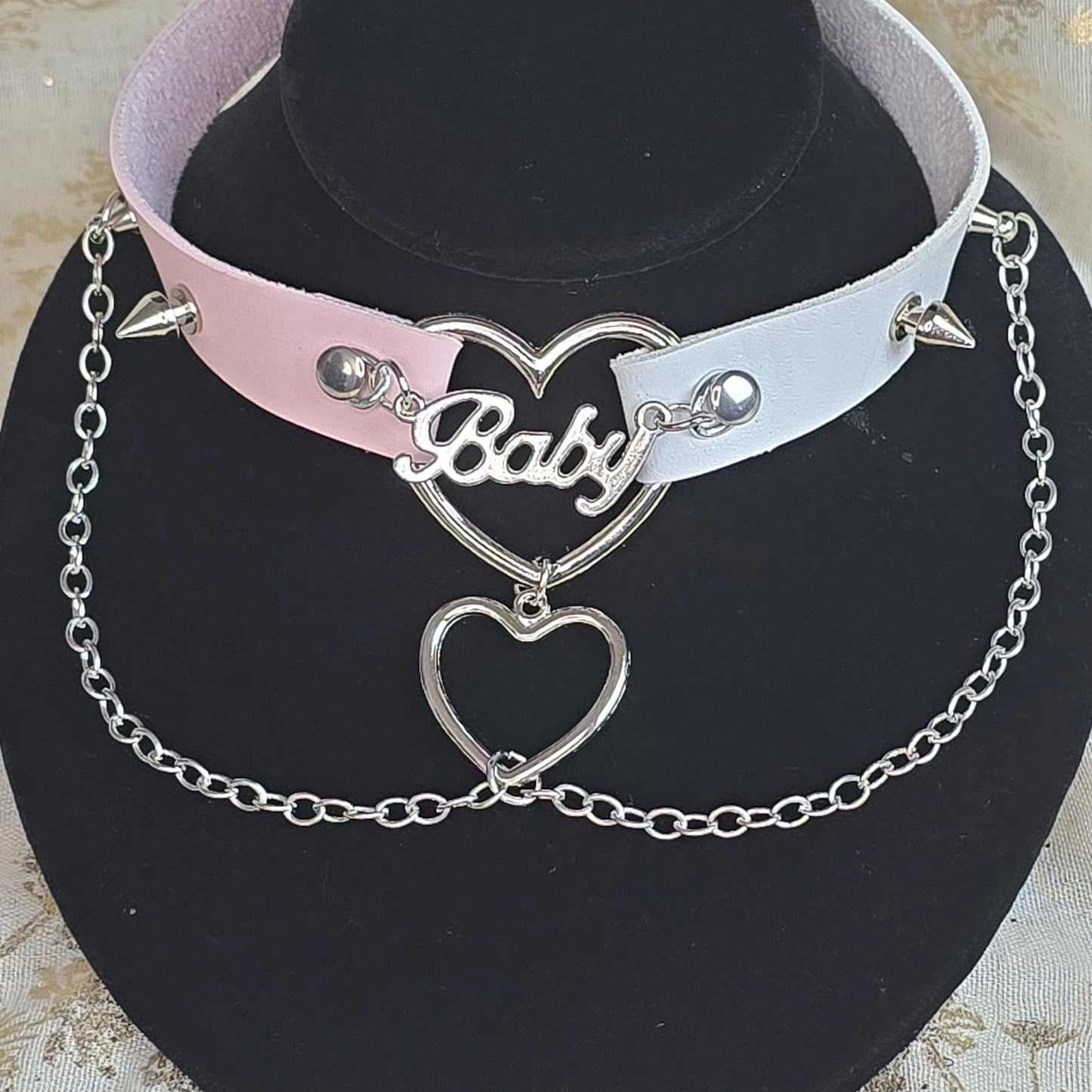 Baby Heart Pendant Choker