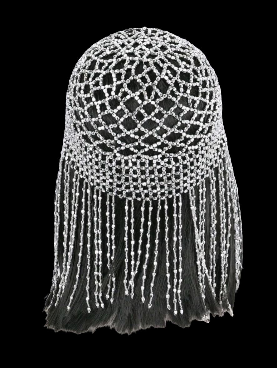 1920 Style Handmade Bead Head Piece