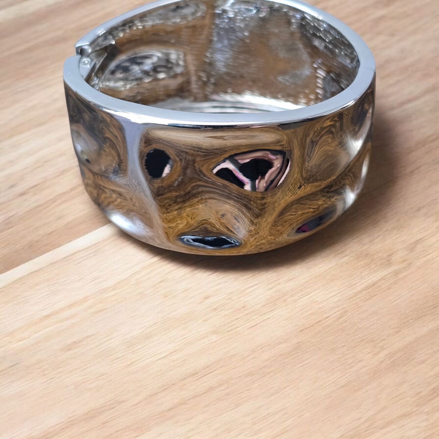 Large Silver Cuff Bracelet