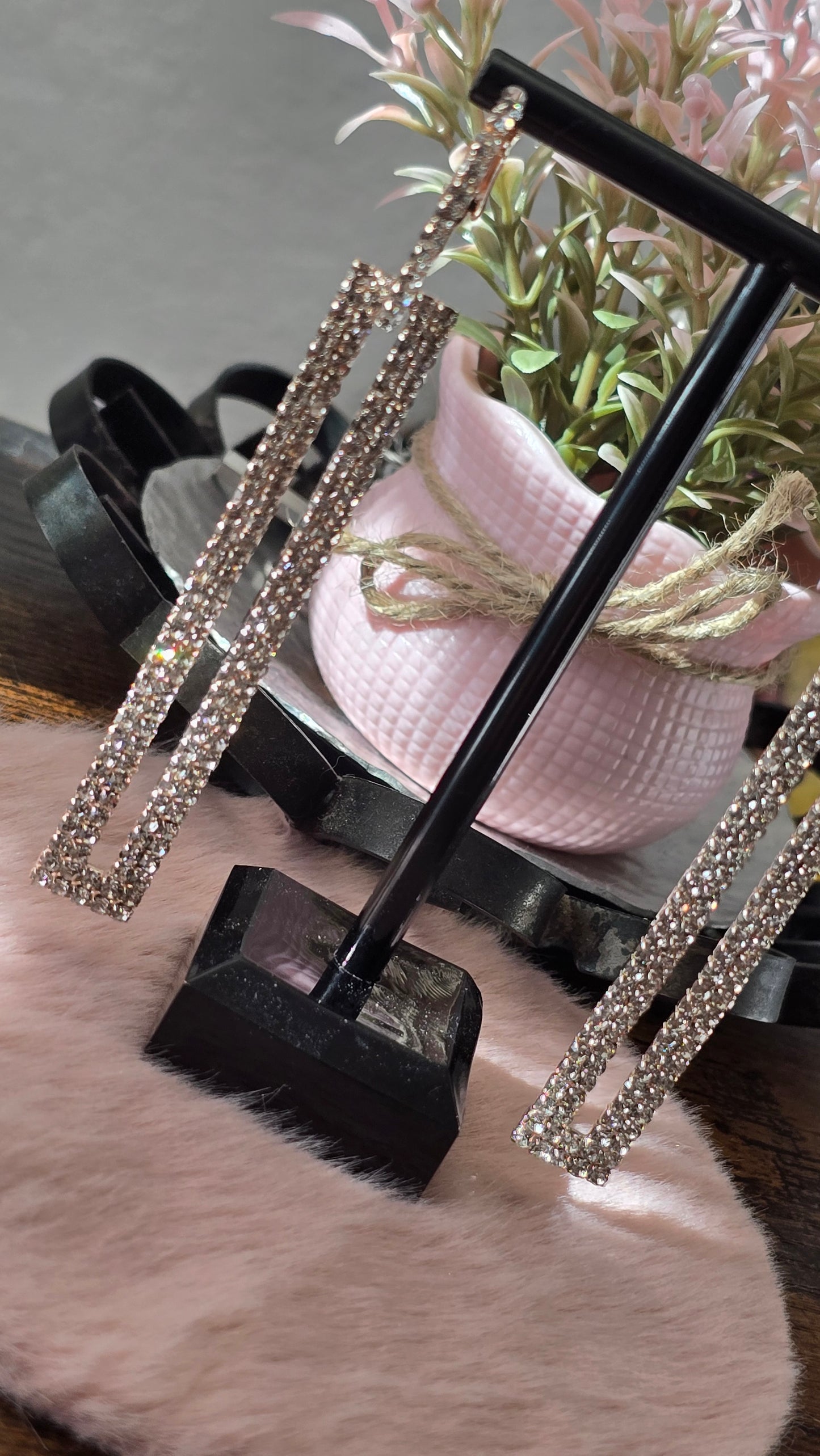 Sparkle Me Geometry Hook earrings