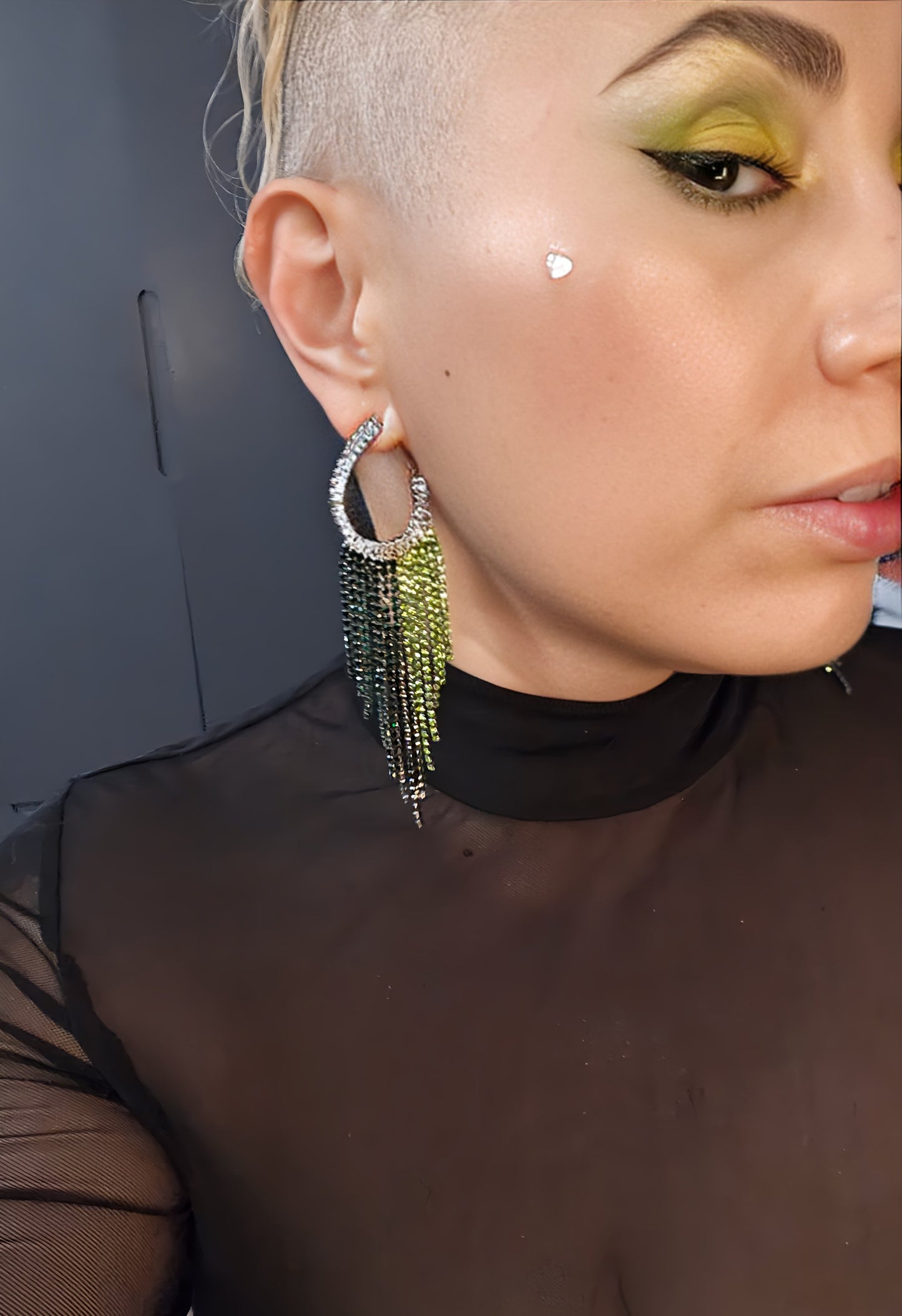 Elegant Green Valley Rodeo Earrings