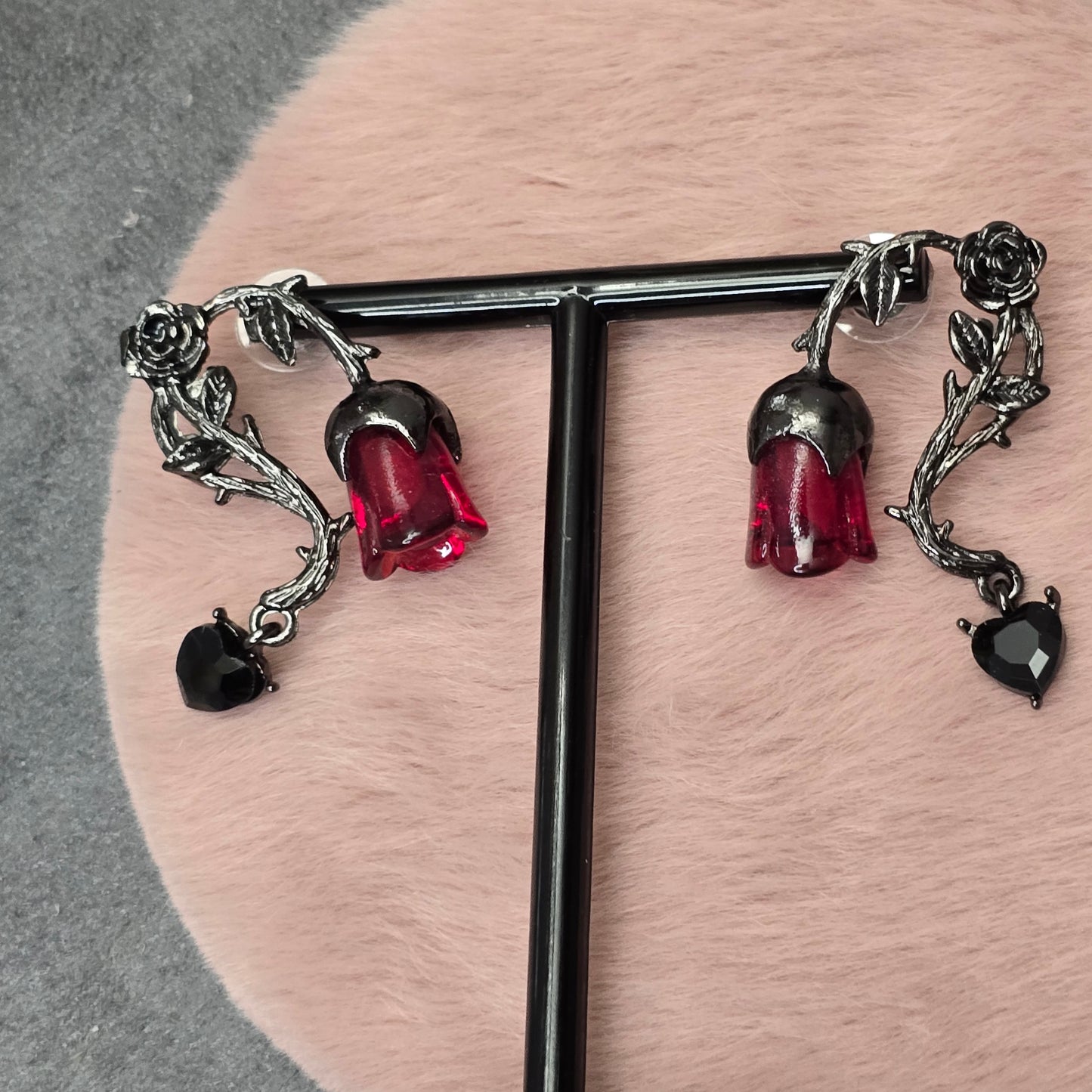 Gothic Rose Earrings
