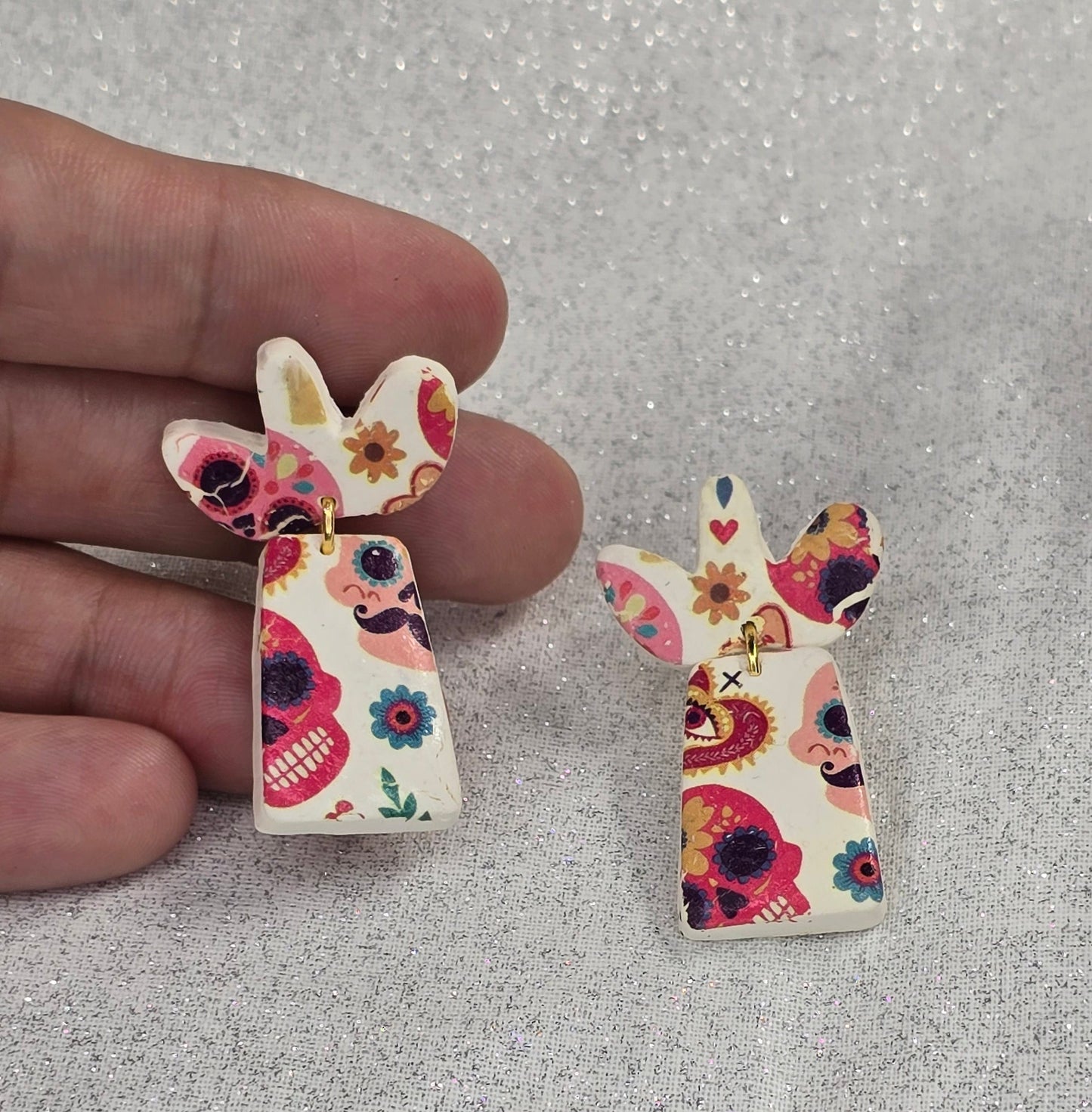 Skulls Everywhere Dangle Earrings