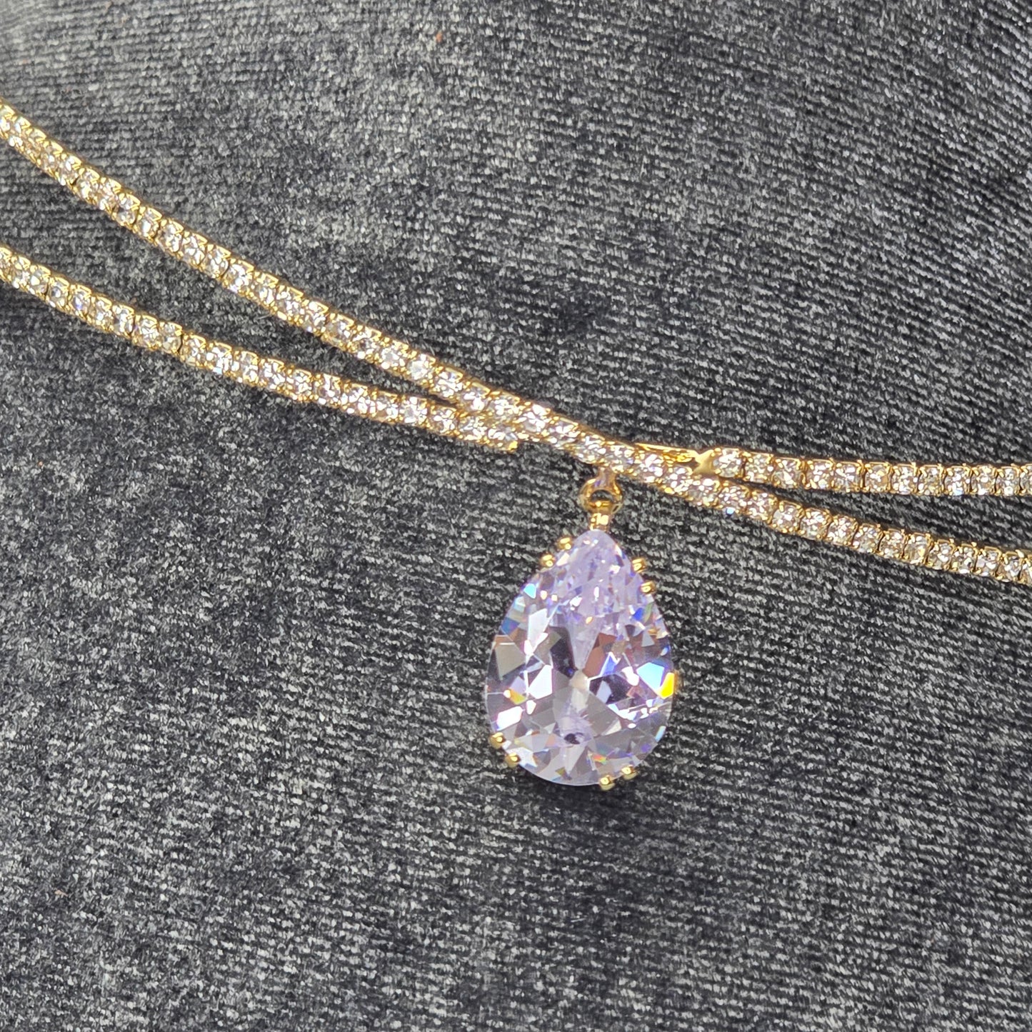 Luxury Elegant Rhinestone Choker Necklace