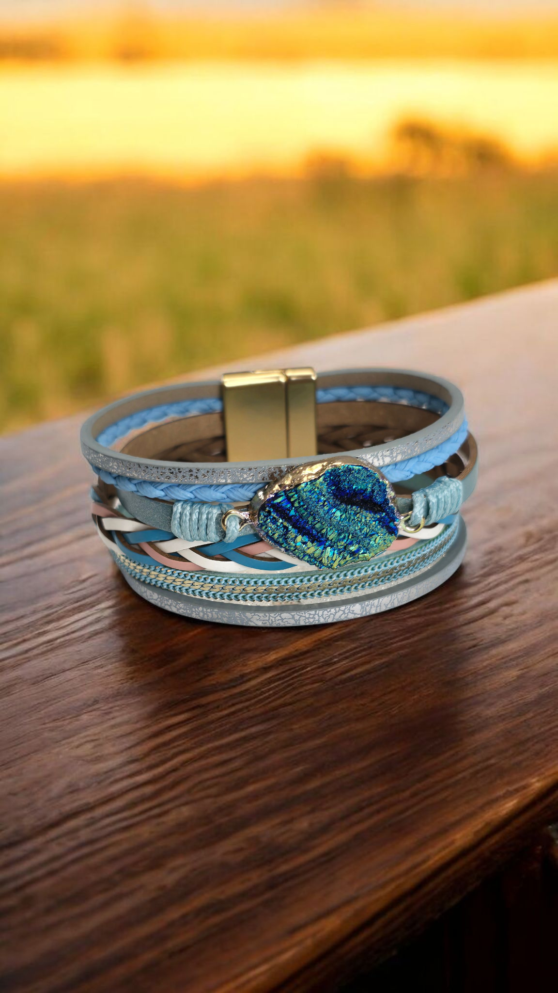 Turquoise Multilayer Boho Bracelet
