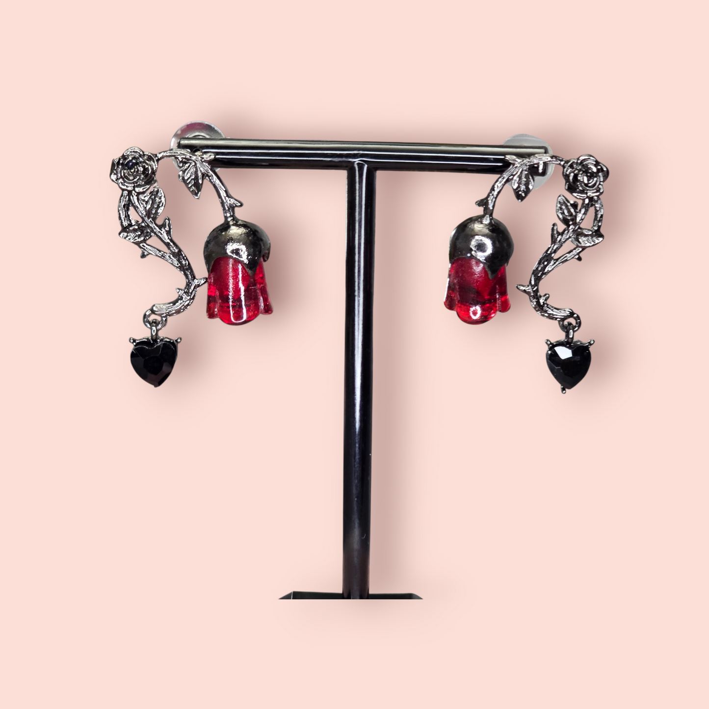 Gothic Rose Earrings
