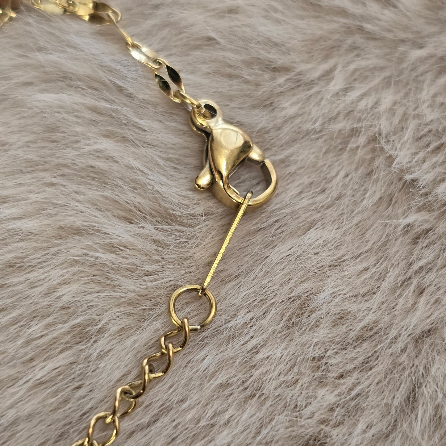 Stainless steel Teddy Bear Pendant Necklace