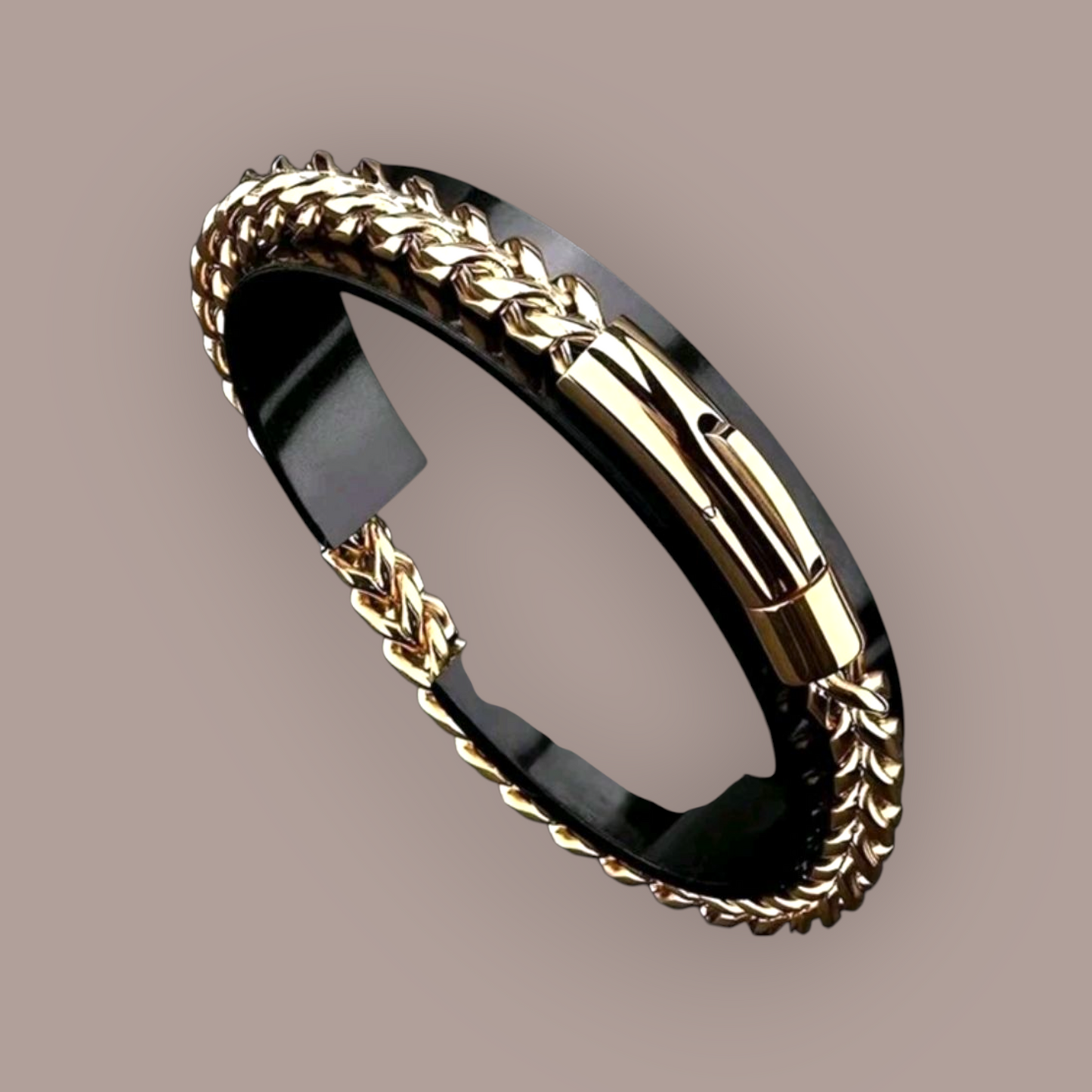 Gold Plated Stainless Steel Chain Bracelet