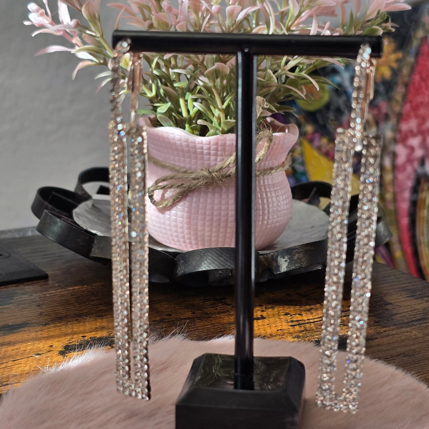 Sparkle Me Geometry Hook earrings