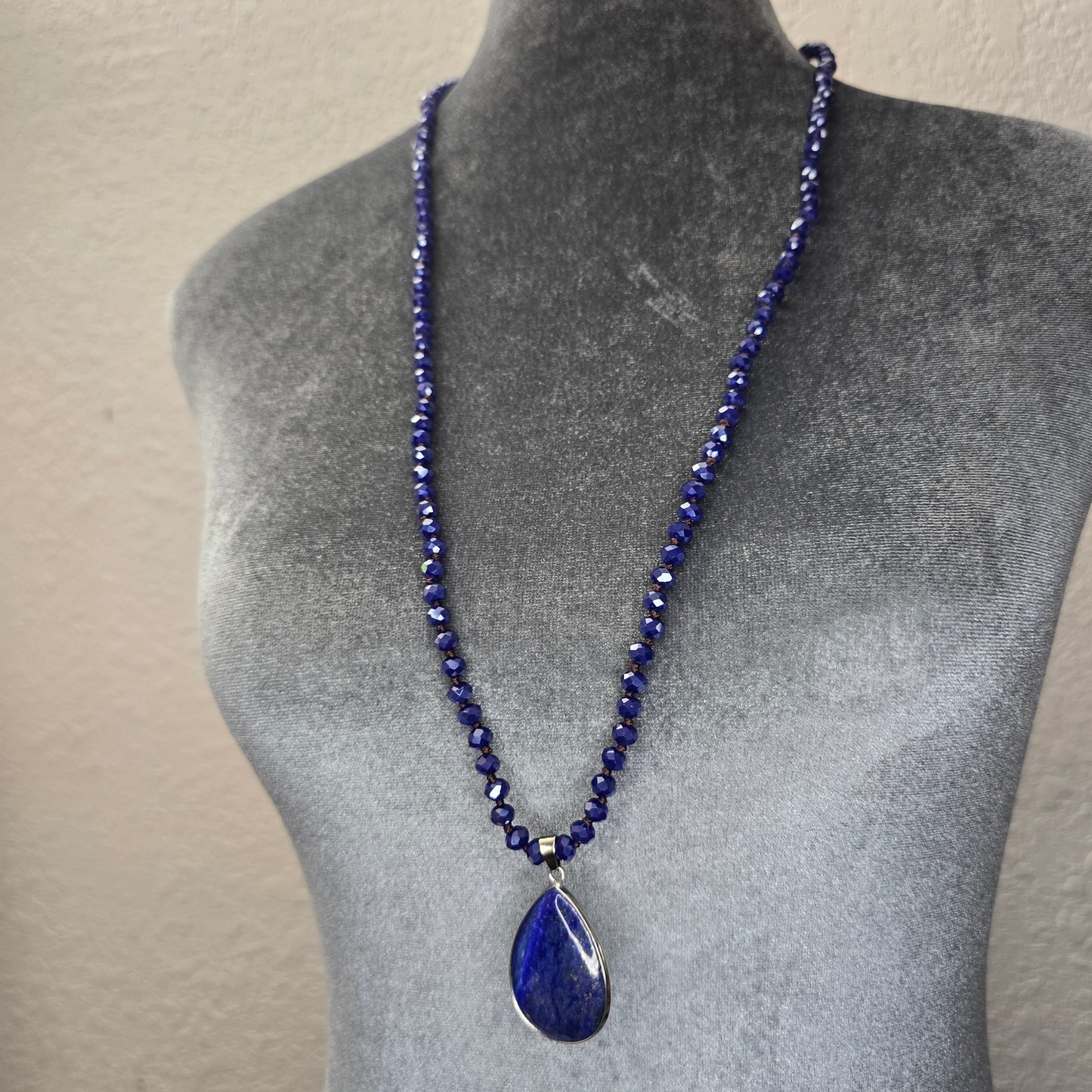 Bead Stone Long Necklace