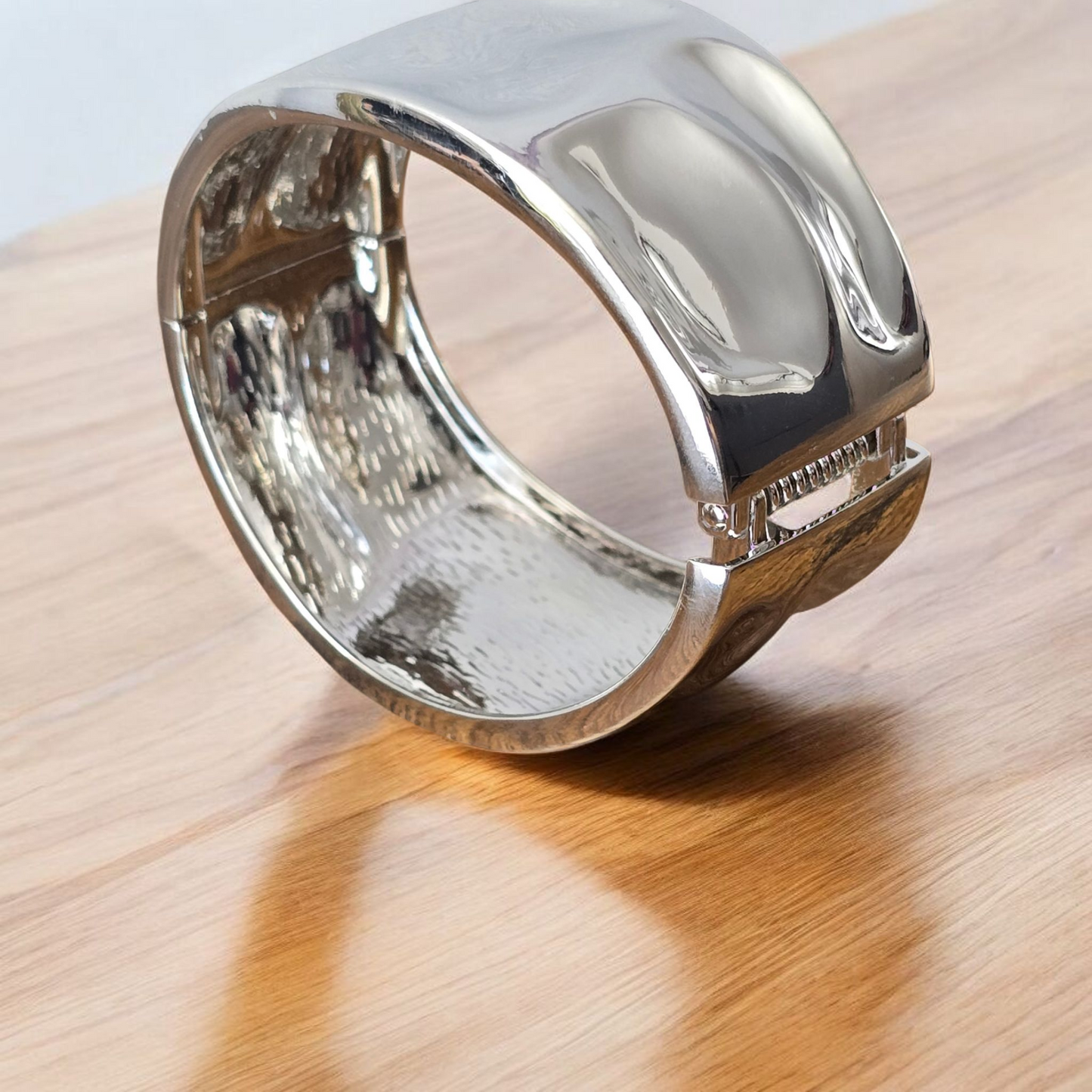 Large Silver Cuff Bracelet