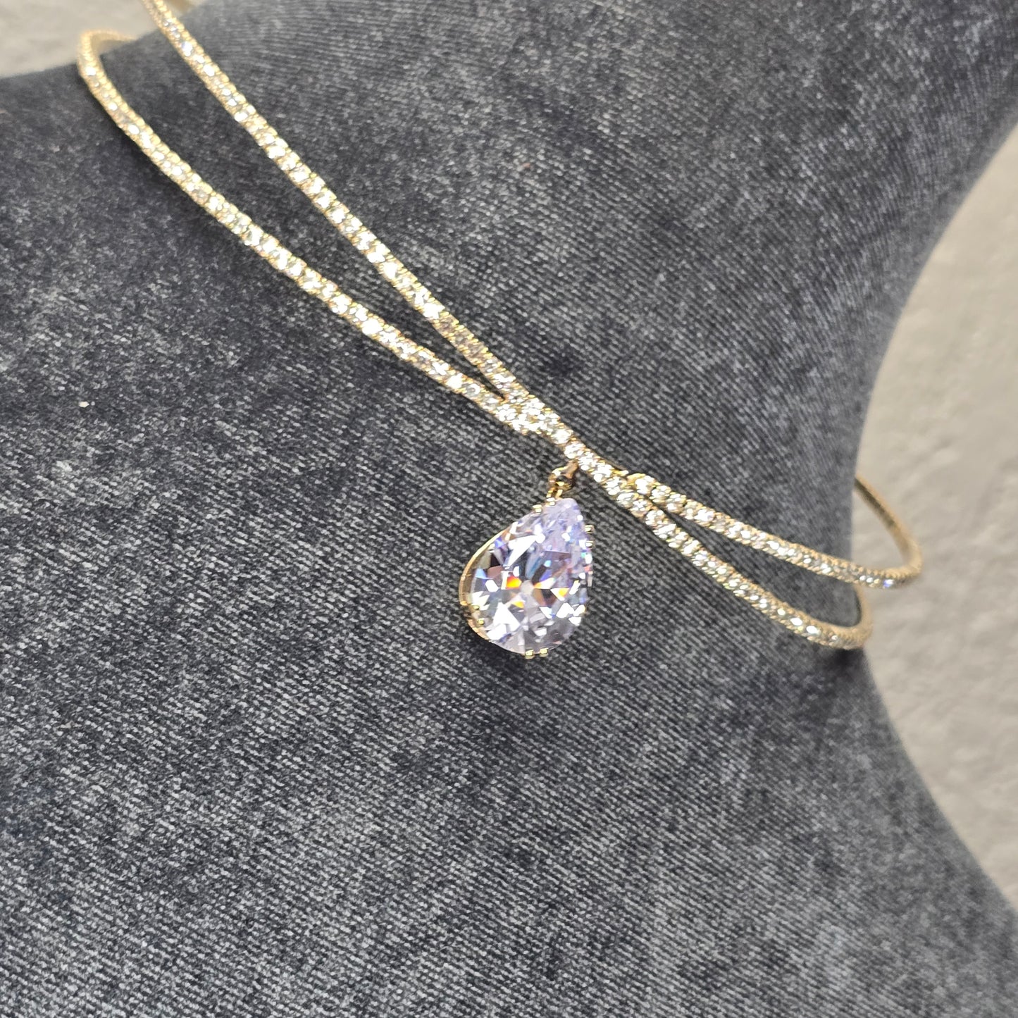 Luxury Elegant Rhinestone Choker Necklace