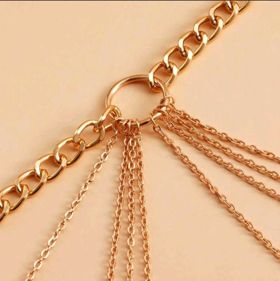 Multilayer Waist Body Chain