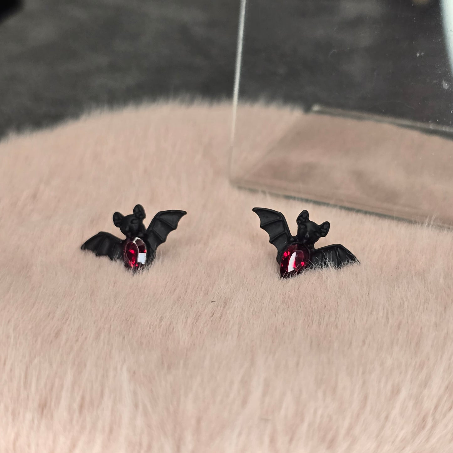 Bat Rhinestone Earrings