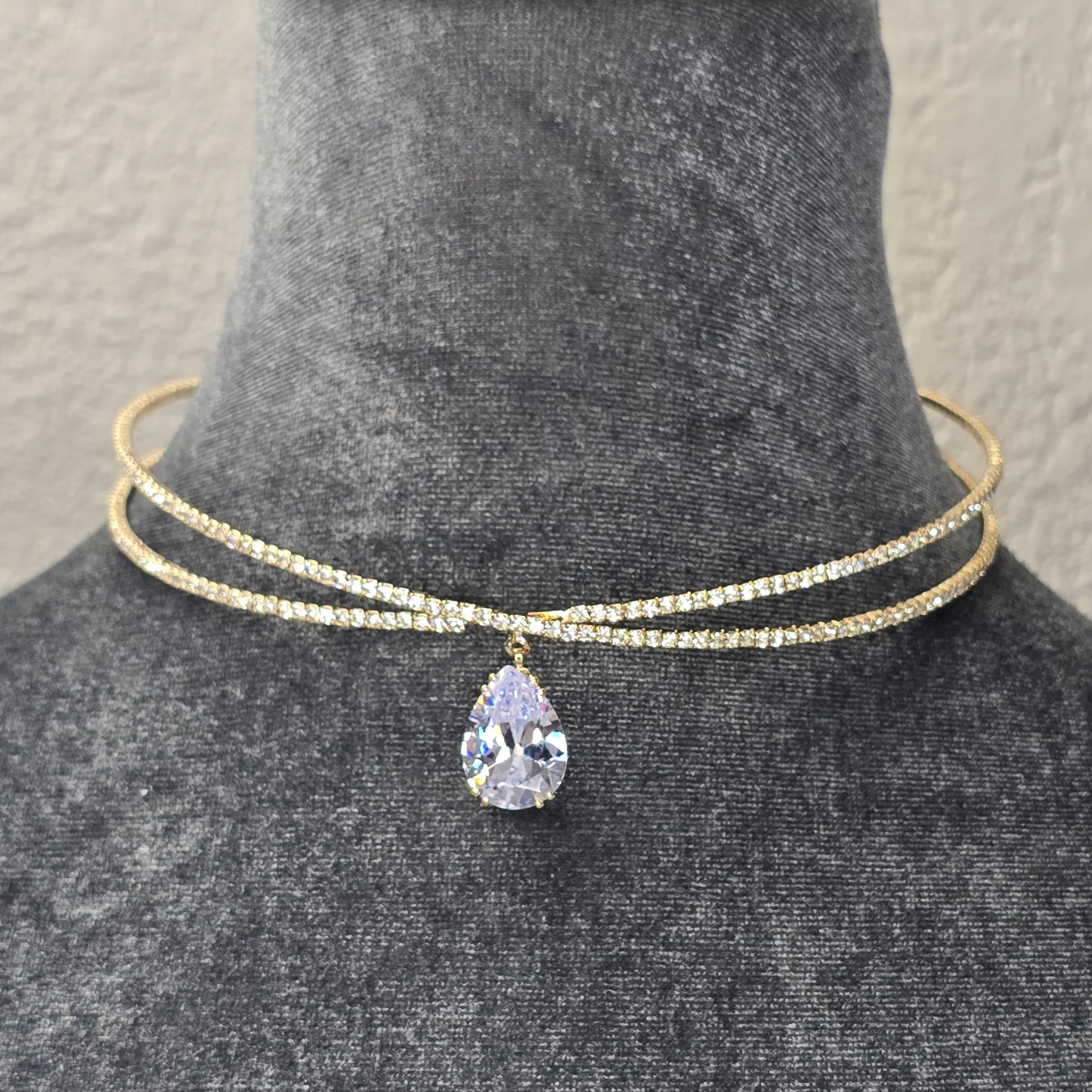 Luxury Elegant Rhinestone Choker Necklace