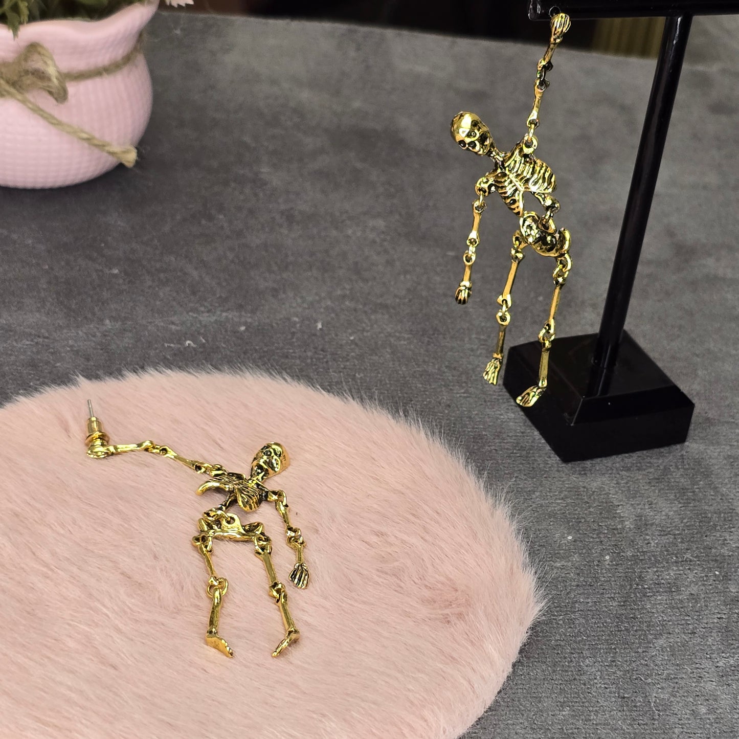 Full Skeleton Dangle Earrings