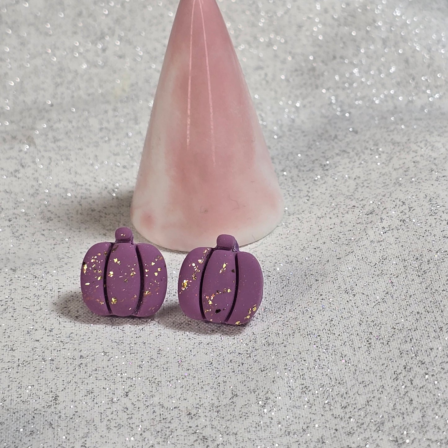 Small Colorful Fall Pumpkins Earrings