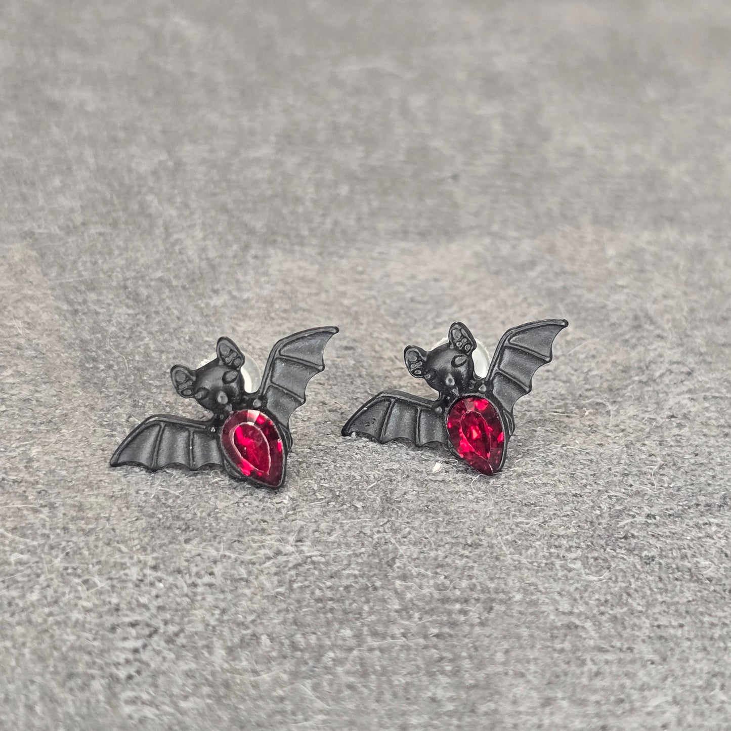 Bat Rhinestone Earrings
