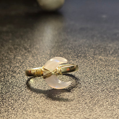Cresent Magic Moon Adjustable Ring