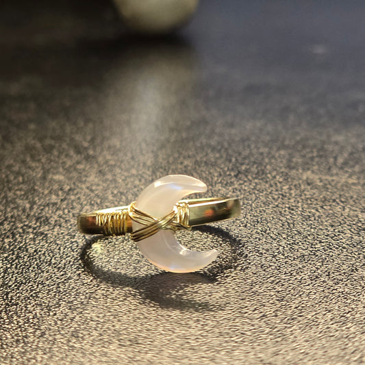 Cresent Magic Moon Adjustable Ring