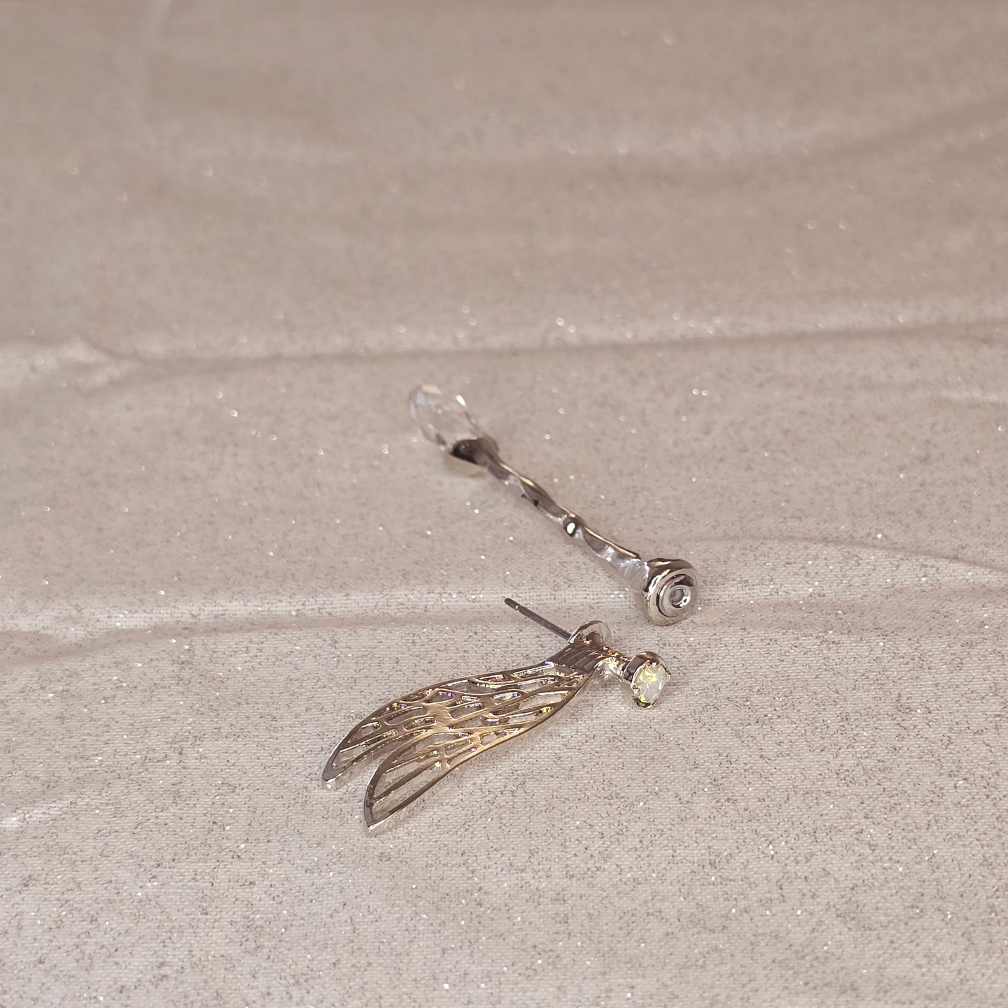 Dragonfly Whimsical Plug earrings