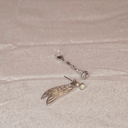 Dragonfly Whimsical Plug earrings