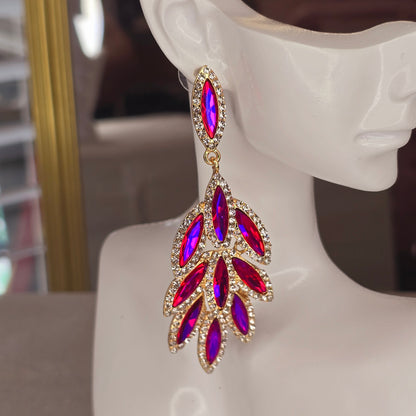 Elegant Rose Gold Crystal earrings