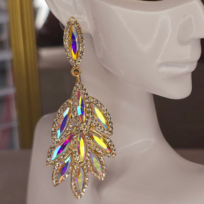 Elegant Rose Gold Crystal earrings