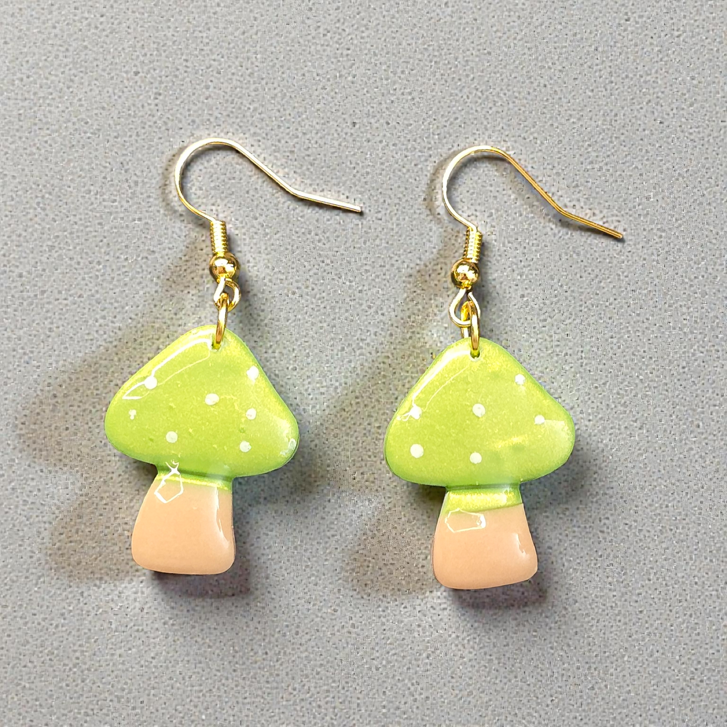 Handmade Mushroom Earrings