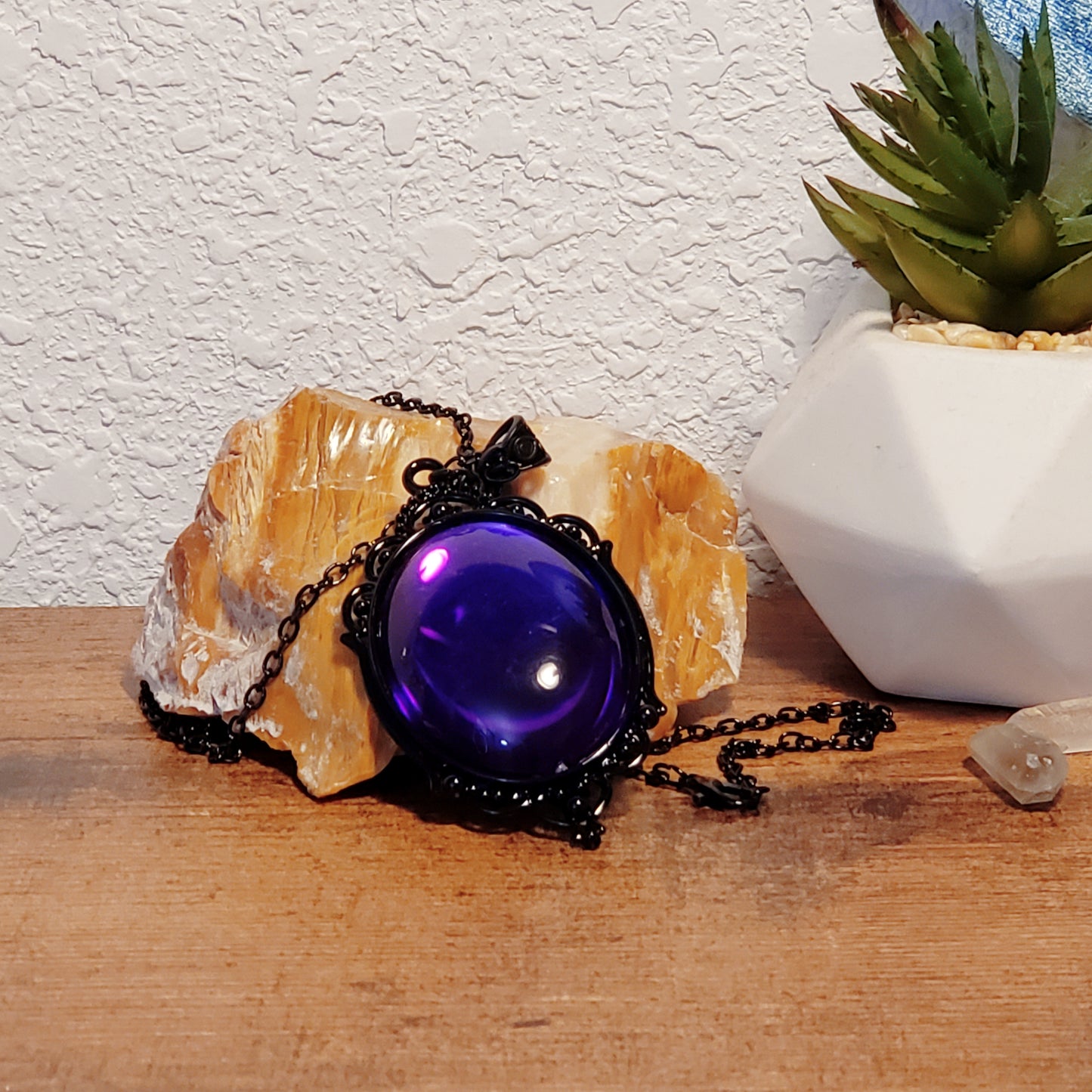 Mystical Stone Pendant Necklace