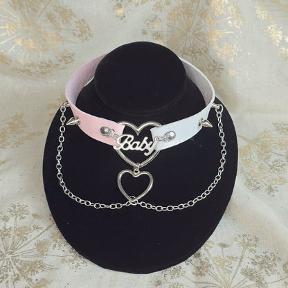Baby Heart Pendant Choker