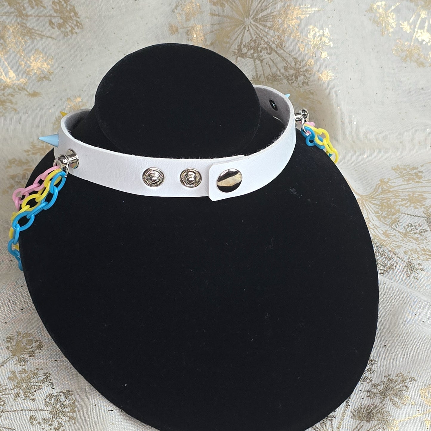 Shooting Rainbow, Colorful, Chain Choker