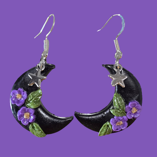 Kristyn Cresent Moon Handmade Earrings