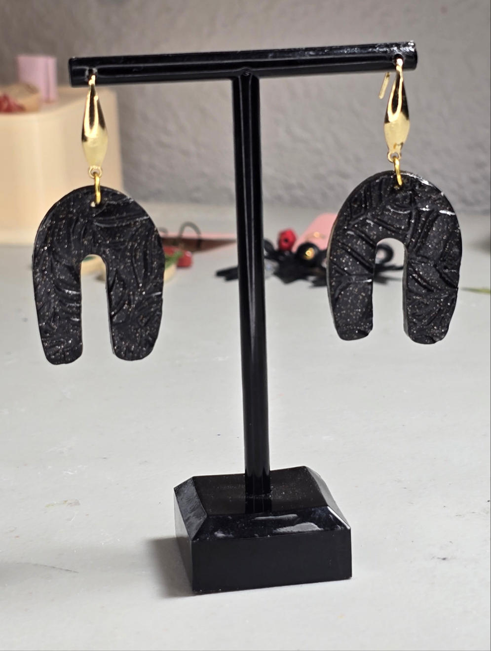 Handmade Textured Earrings