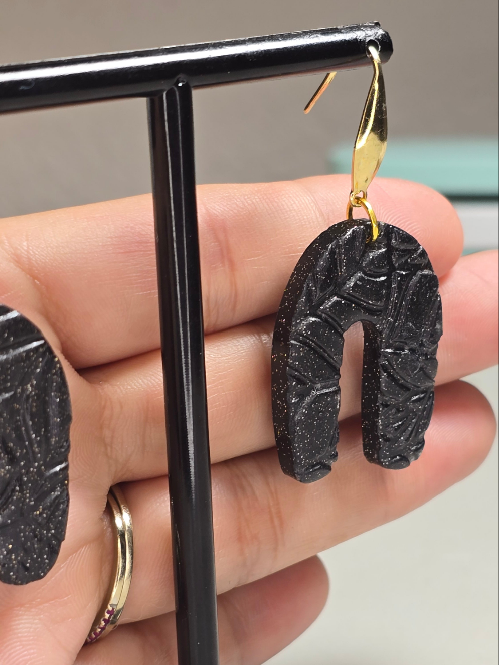 Handmade Textured Earrings