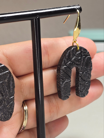 Handmade Textured Earrings