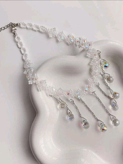 Sparkle Bead Pendant Necklace