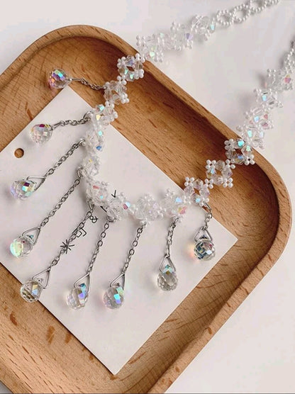 Sparkle Bead Pendant Necklace
