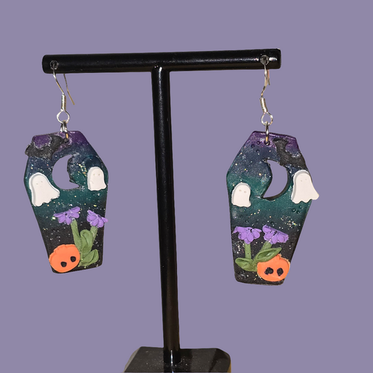 Handmade Lunar Cript Earrings