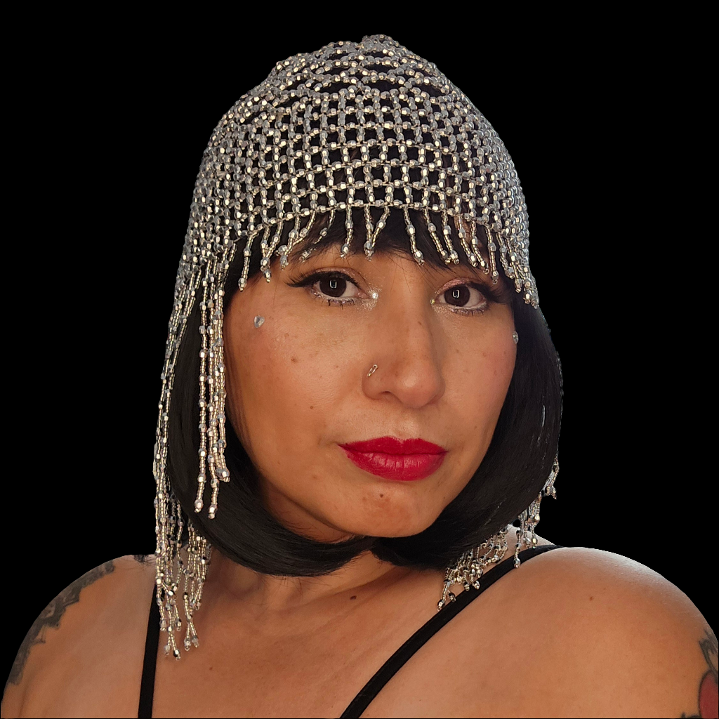 1920 Style Handmade Bead Head Piece