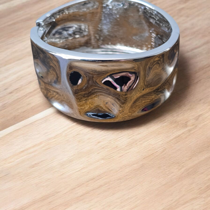 Large Silver Cuff Bracelet