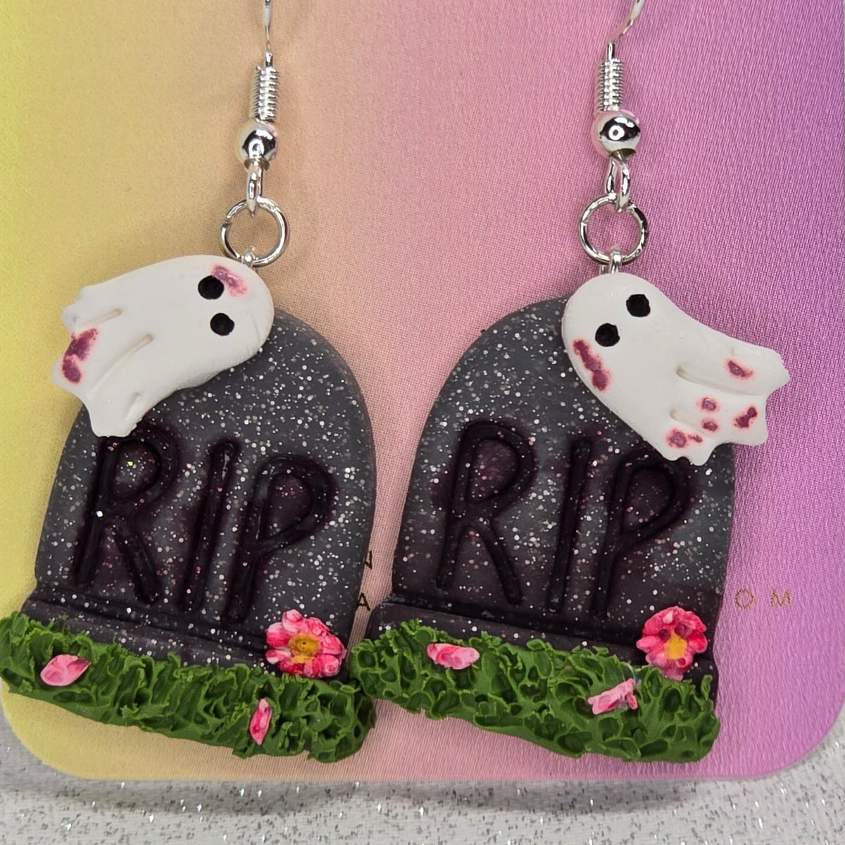 Haunted Tombstone Earrings