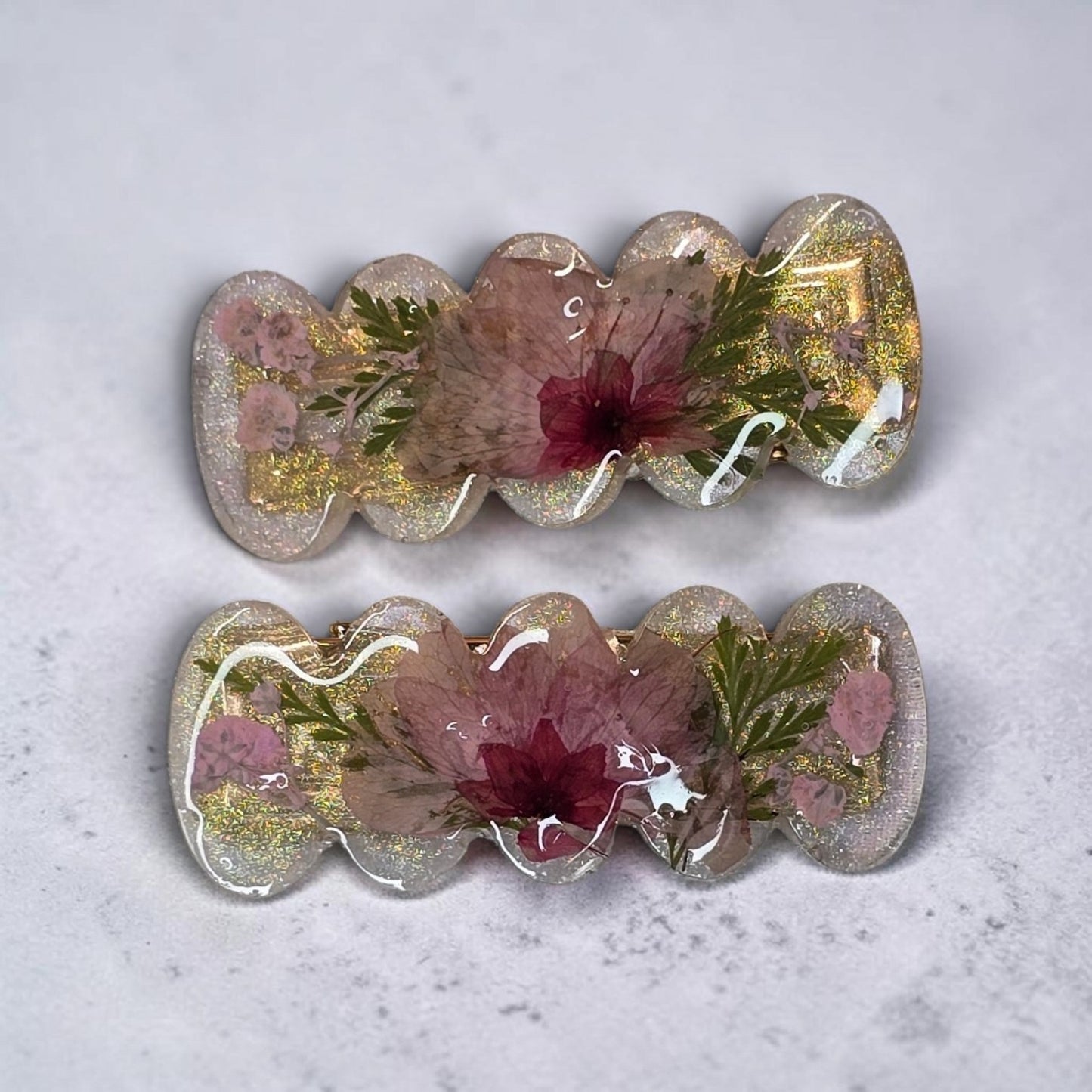 Botanical Hairclips 1 pair