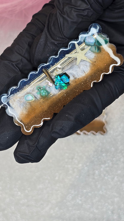 Ocean Hairclips 1 pair