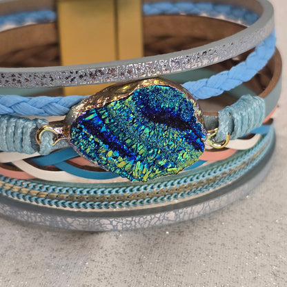 Turquoise Multilayer Boho Bracelet