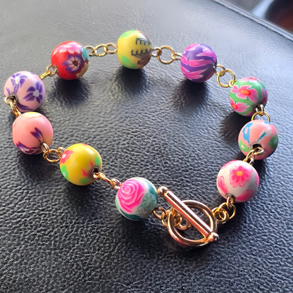 Multicolor Bead Bracelet