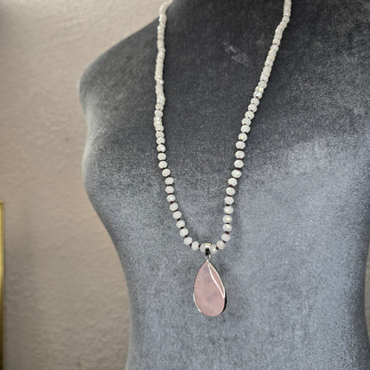 Bead Stone Long Necklace