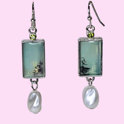 Green Mint Dangles