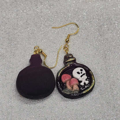 Death Bottle Earring