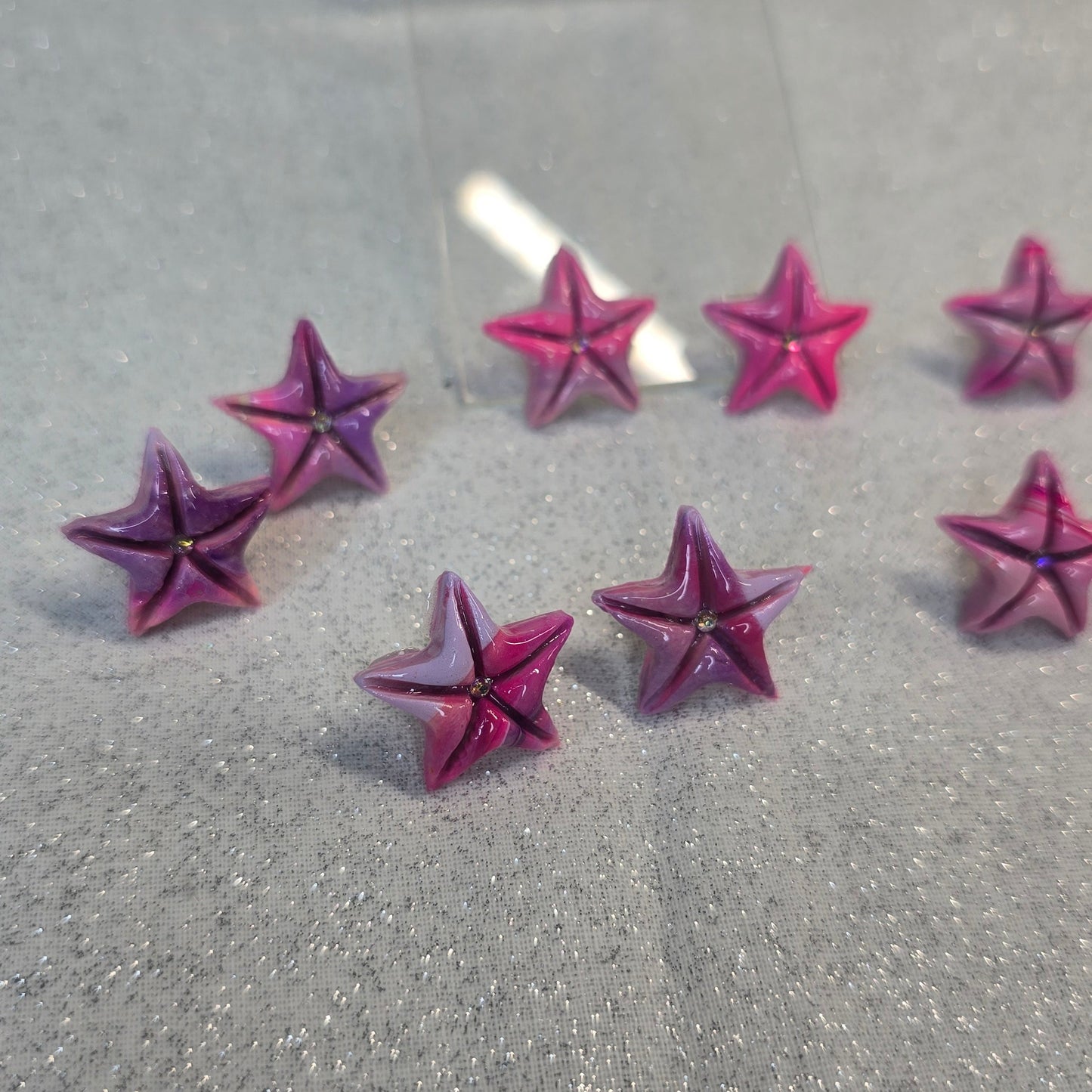 Sea Fantasy Studs 2 pairs